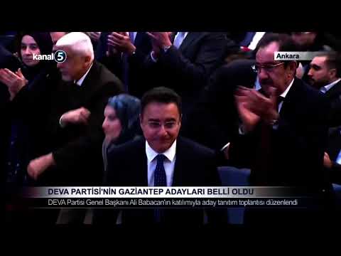 DEVA Partisi’nin Gaziantep Adayları Belli Oldu