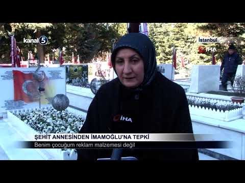 Şehit Annesinden İmamoğlu’na Tepki