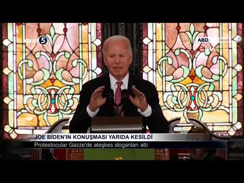 Joe Biden’ın Konuşması Yarıda Kesildi