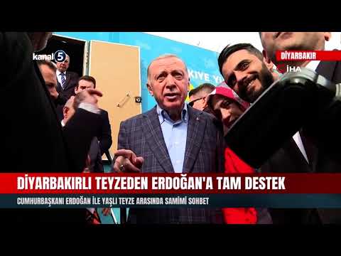 Diyarbakırlı Teyzeden Erdoğan’a Tam Destek