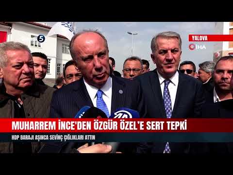 Muharrem İnce’den Özgür Özel’e Sert Tepki
