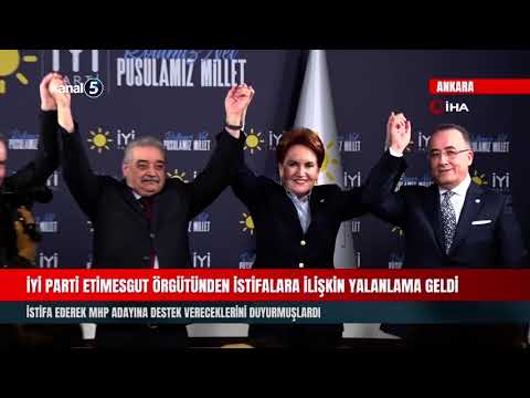 İYİ Parti Etimesgut Örgütünden İstifalara İlişkin Yalanlama Geldi