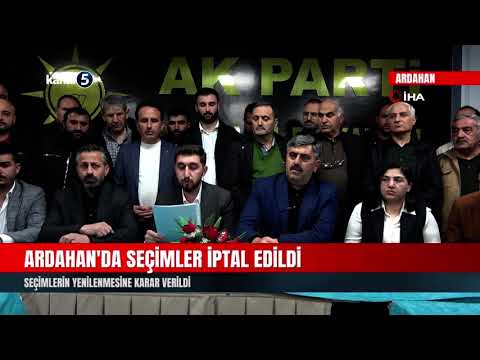 Ardahan’da Seçimler İptal Edildi