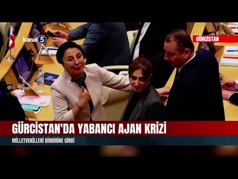 Gürcistan’da Yabancı Ajan Krizi | Milletvekilleri Birbirine Girdi