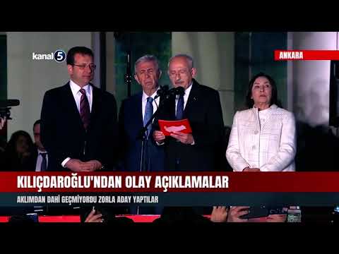 Kılıçdaroğlu’ndan Olay Açıklamalar | Aklımdan Dahi Geçmiyordu Zorla Aday Yaptılar