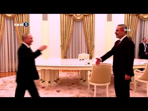 Bakan Fidan Rusya’da | Hakan Fidan Rusya Lideri Putin İle Görüştü