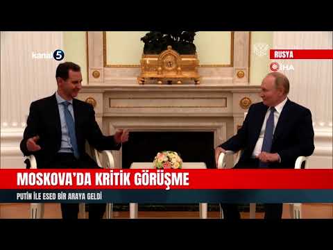 Moskova’da Kritik Görüşme | Putin İle Esed Bir Araya Geldi