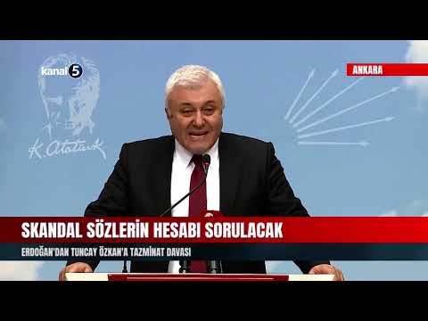 Skandal Sözlerin Hesabı Sorulacak | Erdoğan’dan Tuncay Özkan’a Tazminat Davası