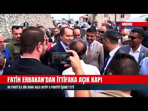 Fatih Erbakan’dan İttifaka Açık Kapı | AK Parti İle Bir Daha Asla Deyip 5 Partiyi İşaret Etti
