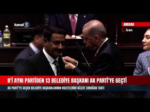 8’i Aynı Partiden 13 Belediye Başkanı AK Parti’ye Geçti