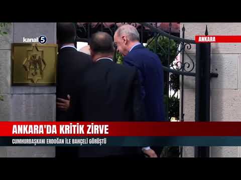 Ankara’da Kritik Zirve | Cumhurbaşkanı Erdoğan İle Bahçeli Görüştü