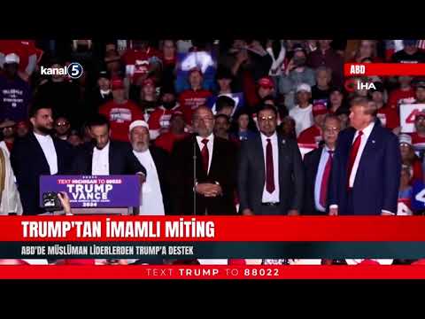 Trump’tan İmamlı Miting | ABD’de Müslüman Liderlerden Trump’a Destek