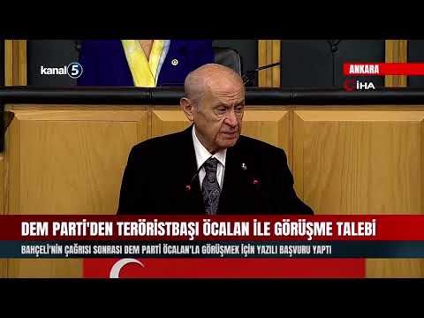 Bahçeli’nin Çağrısı Sonrası DEM Parti Öcalan’la Görüşmek İçin Yazılı Başvuru Yaptı