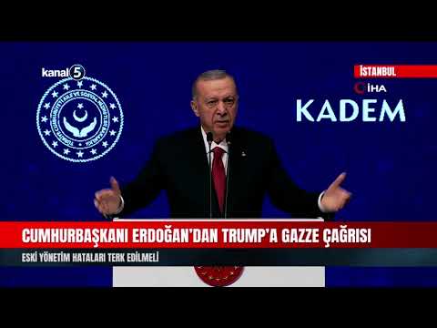 Cumhurbaşkanı Erdoğan’dan Trump’a Gazze Çağrısı | Eski Yönetim Hataları Terk Edilmeli