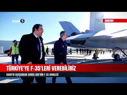 Türkiye’ye F-35’leri Verebiliriz | KAAN’ın Uçuşundan Sonra ABD’nin F-35 Hamlesi