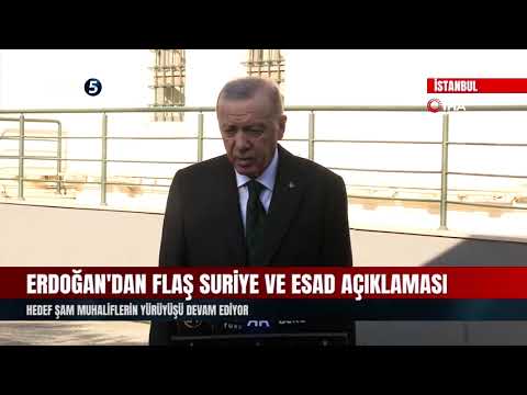 Erdoğan’dan Flaş Suriye ve Esad Açıklaması