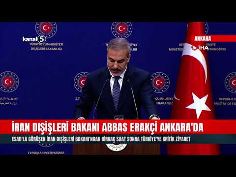 Esad’la Görüşen İran Dışişleri Bakanı’ndan Birkaç Saat Sonra Türkiye’ye Kritik Ziyaret