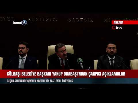 Gölbaşı Belediye Başkanı Yakup Odabaşı’ndan Çarpıcı Açıklamalar