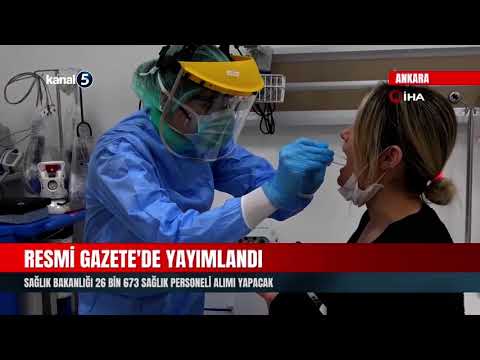 Resmi Gazete’de Yayımlandı | Sağlık Bakanlığı 26 Bin 673 Sağlık Personeli Alımı Yapacak
