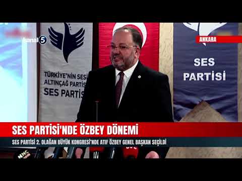 SES Partisi 2. Olağan Büyük Kongresi’nde Atıf Özbey Genel Başkan Seçildi