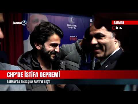 CHP’de İstifa Depremi | Batman’da 514 Kişi AK Parti’ye Geçti