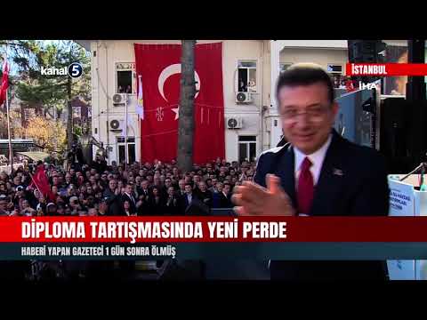 Diploma Tartışmasında Yeni Perde | Haberi Yapan Gazeteci 1 Gün Sonra Ölmüş