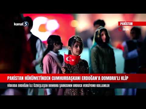 Pakistan Hükümetinden Cumhurbaşkanı Erdoğan’a Dombra’lı Klip