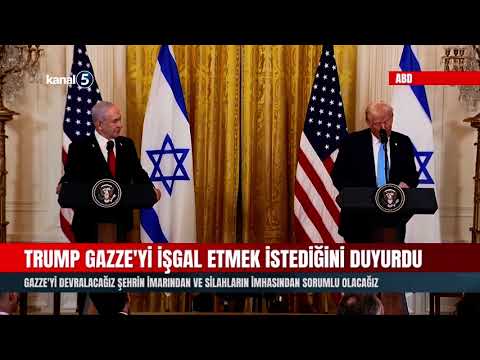 Trump Gazze’yi İşgal Etmek İstediğini Duyurdu