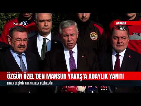 Özgür Özel’den Mansur Yavaş’a Adaylık Yanıtı | Erken Seçimin Adayı Erken Belirlenir