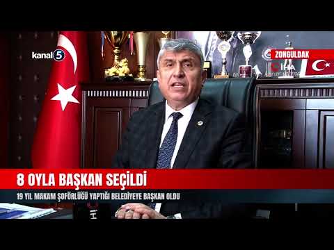 8 Oyla Başkan Seçildi | 19 Yıl Makam Şoförlüğü Yaptığı Belediyeye Başkan Oldu