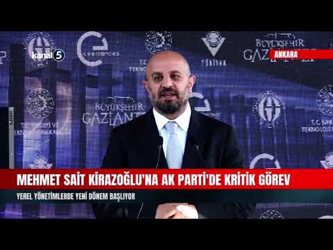 Mehmet Sait Kirazoğlu’na AK Parti’de Kritik Görev | Yerel Yönetimlerde Yeni Dönem Başlıyor