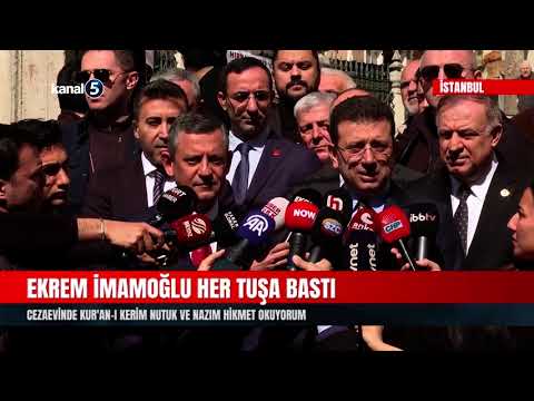 Ekrem İmamoğlu Her Tuşa Bastı | Cezaevinde Kur’an-ı Kerim Nutuk ve Nazım Hikmet Okuyorum