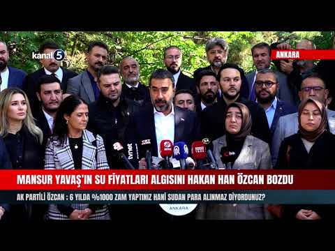 AK Partili Özcan’dan Mansur Yavaş’a Tepki; Hani Sudan Para Alınmaz Diyordunuz?