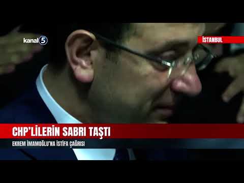 CHP’lilerin Sabrı Taştı | Ekrem İmamoğlu’na İstifa Çağrısı