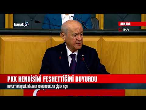 PKK Kendisini Feshettiğini Duyurdu | Devlet Bahçeli; Nihayet Tomurcuklar Çiçek Açtı