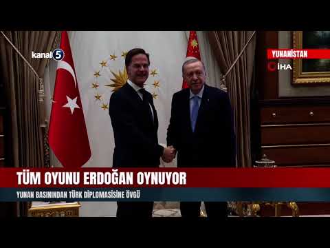 Tüm Oyunu Erdoğan Oynuyor | Yunan Basınında Türk Diplomasisine Övgü