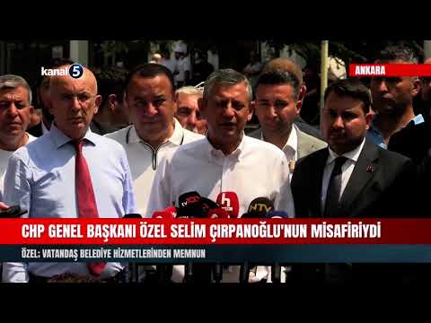 CHP Genel Başkanı Özel Selim Çırpanoğlu’nun Misafiriydi