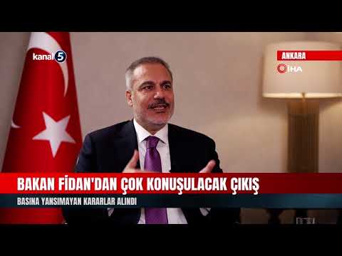 Bakan Fidan’dan Çok Konuşulacak Çıkış | Basına Yansımayan Kararlar Alındı