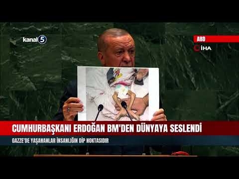 Cumhurbaşkanı Erdoğan BM’den Dünyaya Seslendi | Gazze’de Yaşananlar İnsanlığın Dip Noktasıdır