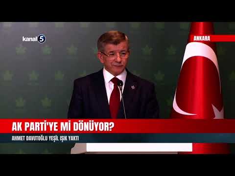 AK Parti’ye Mi Dönüyor? | Ahmet Davutoğlu Yeşil Işık Yaktı