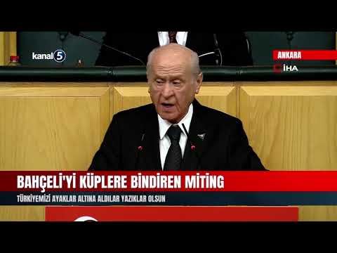 Bahçeli’yi Küplere Bindiren Miting | Türkiyemizi Ayaklar Altına Aldılar Yazıklar Olsun