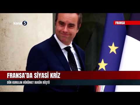 Fransa’da Siyasi Kriz | Dün Kurulan Hükümet Bugün Düştü
