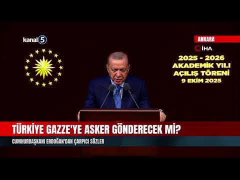 Türkiye Gazze’ye Asker Gönderecek Mi? | Cumhurbaşkanı Erdoğan’dan Çarpıcı Sözler