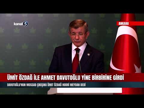 Ahmet Davutoğlu’nun MOSSAD Çıkışına Ümit Özdağ Hodri Meydan Dedi