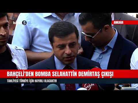 Bahçeli’den Bomba Selahattin Demirtaş Çıkışı | Tahliyesi Türkiye İçin Hayırlı Olacaktır