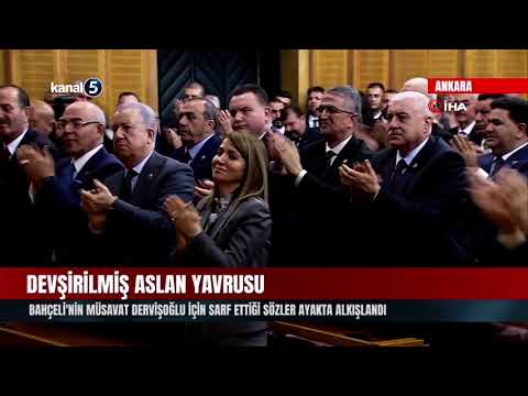 Devşirilmiş Aslan Yavrusu | Bahçeli’nin Müsavat Dervişoğlu İçin Sarf Ettiği Sözler Ayakta Alkışlandı