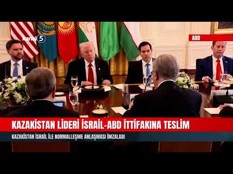 Kazakistan İsrail İle Normalleşme Anlaşması İmzaladı