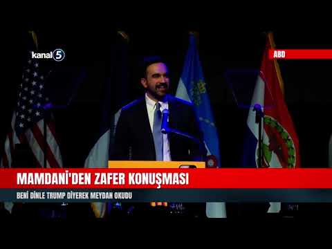 Mamdani’den Zafer Konuşması | Beni Dinle Trump Diyerek Meydan Okudu