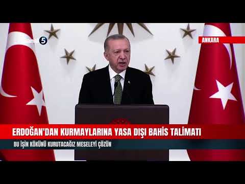 Erdoğan’dan Kurmaylarına Yasa Dışı Bahis Talimatı | Bu İşin Kökünü Kurutacağız Meseleyi Çözün