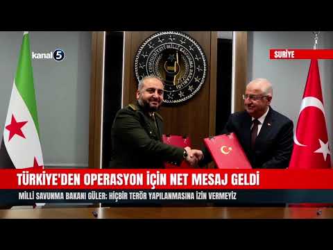 Türkiye’den Operasyon İçin Net Mesaj Geldi | Bakan Güler; Hiçbir Terör Yapılanmasına İzin Vermeyiz